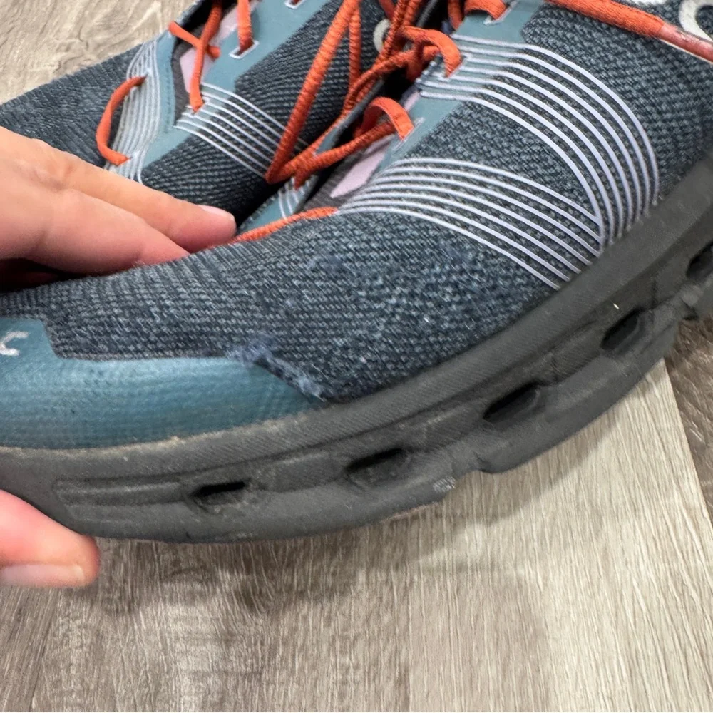 On Running Cloudgo Sneakers Men's 10.5 Blue Gray Athletic Road Running